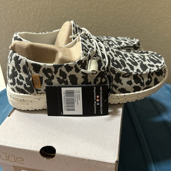Hey dude slip on WENDY CHEETAH GRAY - Picture 6 of 7